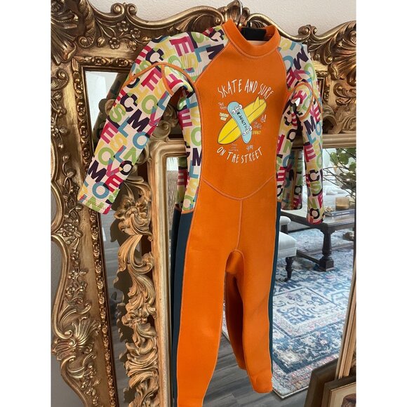 Happy Cherry Kid's 2.5mm Neoprene Wetsuit Thermal UV Protection One Piece Swimsu - Picture 1 of 12